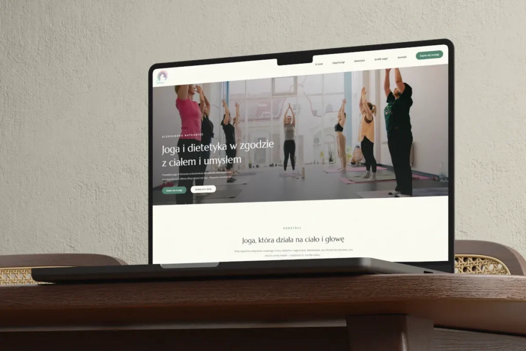 strona internetowa i lokalne seo dla in balance
